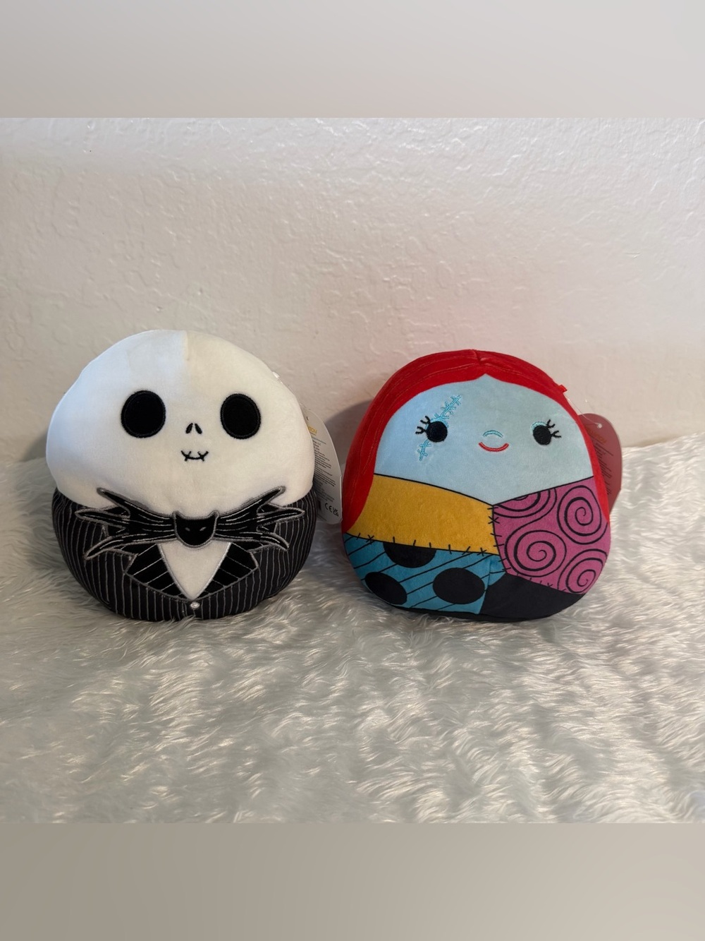Nightmare Before Christmas 8” Jack Skellington & Sally Squishmallows New